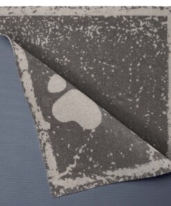 Deurmat Paws XL Wasbaar 30°C - grijs - close up