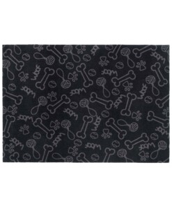 Deurmat Dog Toys Wasbaar 30°C - zwart - overzicht boven, thumbnail Deurmat Dog Toys Wasbaar 30°C - zwart - overzicht boven, thumbnail