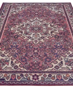 Oosters vloerkleed Muran Heriz - crème/rood - overzicht schuin, thumbnail Oosters vloerkleed Muran Heriz - crème/rood - overzicht schuin, thumbnail