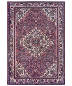 Oosters vloerkleed Muran Heriz - crème/rood - overzicht boven, thumbnail Oosters vloerkleed Muran Heriz - crème/rood - overzicht boven, thumbnail