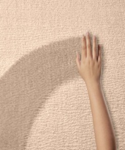 Zacht rond vloerkleed Loft - beige - wasbaar 30°C Zacht rond vloerkleed Loft - beige - wasbaar 30°C