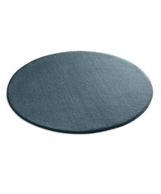 Zacht rond vloerkleed Loft - blauw - wasbaar 30°C - overzicht schuin, thumbnail Zacht rond vloerkleed Loft - blauw - wasbaar 30°C - overzicht schuin, thumbnail