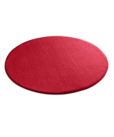 Zacht rond vloerkleed Loft - rood - wasbaar 30°C - overzicht schuin, thumbnail Zacht rond vloerkleed Loft - rood - wasbaar 30°C - overzicht schuin, thumbnail