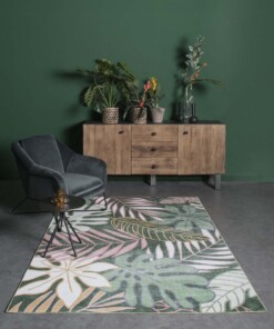 Vloerkleed - Urban Jungle - groen - sfeer