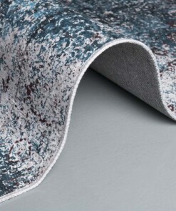 Vintage vloerkleed - Nostalgia No.2 - blauw - close up rol, thumbnail Vintage vloerkleed - Nostalgia No.2 - blauw - close up rol, thumbnail