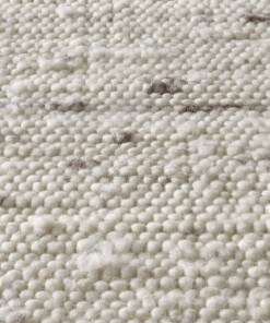 Wollen vloerkleed vierkant handweef Oslo - crème/grijs - close up materiaal, thumbnail Wollen vloerkleed vierkant handweef Oslo - crème/grijs - close up materiaal, thumbnail