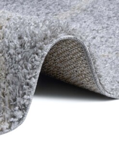 Hoogpolig vloerkleed ruiten Scandic - lichtgrijs/crème - close up, thumbnail Hoogpolig vloerkleed ruiten Scandic - lichtgrijs/crème - close up, thumbnail