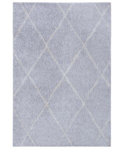 Hoogpolig vloerkleed ruiten Scandic - lichtgrijs/crème - overzicht boven, thumbnail Hoogpolig vloerkleed ruiten Scandic - lichtgrijs/crème - overzicht boven, thumbnail