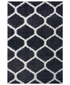 Hoogpolig vloerkleed Sultan - zwart/crème - overzicht boven, thumbnail Hoogpolig vloerkleed Sultan - zwart/crème - overzicht boven, thumbnail