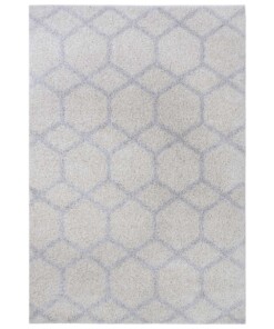 Hoogpolig vloerkleed Cubical - crème/lichtgrijs - overzicht boven, thumbnail Hoogpolig vloerkleed Cubical - crème/lichtgrijs - overzicht boven, thumbnail