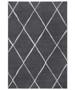Modern vloerkleed ruiten Arden - donkergrijs - overzicht boven, thumbnail Modern vloerkleed ruiten Arden - donkergrijs - overzicht boven, thumbnail