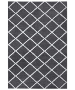 Modern vloerkleed ruiten Capri - donkergrijs - overzicht boven, thumbnail Modern vloerkleed ruiten Capri - donkergrijs - overzicht boven, thumbnail