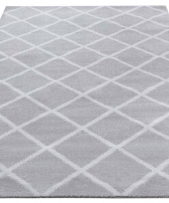 Modern vloerkleed ruiten Capri - lichtgrijs - overzicht schuin, thumbnail Modern vloerkleed ruiten Capri - lichtgrijs - overzicht schuin, thumbnail