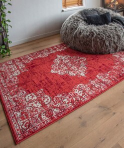 Vintage Vloerkleed Antiq - Joy de Vivre - rood - sfeer