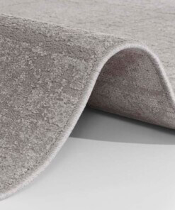 Design vloerkleed Gemme ELLE - lichtgrijs - close up, thumbnail