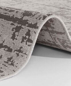 Design vloerkleed Gemme ELLE - grijs - close up, thumbnail