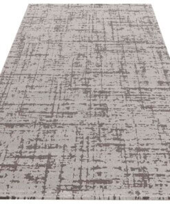 Design vloerkleed Gemme ELLE - grijs - overzicht schuin, thumbnail