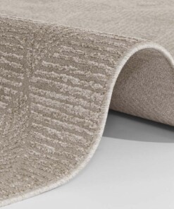 Design vloerkleed ruiten Monte ELLE - beige/bruin - close up, thumbnail Design vloerkleed ruiten Monte ELLE - beige/bruin - close up, thumbnail