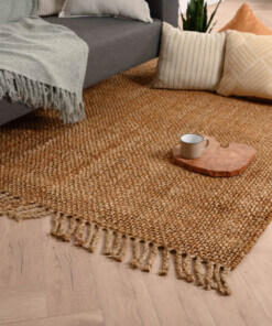 Jute vloerkleed Chunky - Boho & me - goud/naturel - sfeer, thumbnail