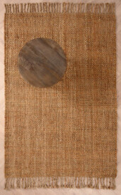 Jute vloerkleed Chunky - Boho & me - goud/naturel - overzicht sfeer, thumbnail Jute vloerkleed Chunky - Boho & me - goud/naturel - overzicht sfeer, thumbnail