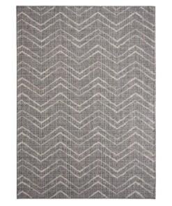 Buitenkleed zig zag Summer - blauwgrijs - overzicht boven