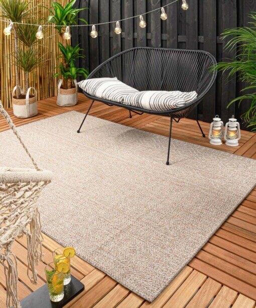 Buitenkleed Aztec Dreams - oudroze - sfeer