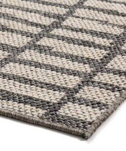 Buitenkleed Bricks - grijs/crème - close up hoek, thumbnail Buitenkleed Bricks - grijs/crème - close up hoek, thumbnail