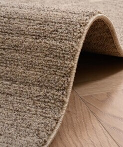 Berber vloerkleed Beni Ouarain Bahij - lichtgrijs - close up rol, thumbnail