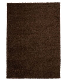 Hoogpolig vloerkleed shaggy Trend effen - bruin - overzicht boven, thumbnail Hoogpolig vloerkleed shaggy Trend effen - bruin - overzicht boven, thumbnail