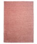 Hoogpolig vloerkleed shaggy Trend effen - terracotta - overzicht boven, thumbnail
