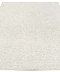 Effen vloerkleed Fineloop Comfort - crème/beige - overzicht schuin, thumbnail