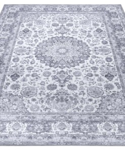 Design vloerkleed Nain Zarin Elle Decoration - grijs - overzicht schuin, thumbnail Design vloerkleed Nain Zarin Elle Decoration - grijs - overzicht schuin, thumbnail