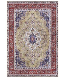 Perzisch tapijt Tabriz Miray - goud/meerkleurig - overzicht boven, thumbnail Perzisch tapijt Tabriz Miray - goud/meerkleurig - overzicht boven, thumbnail