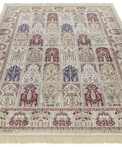 Perzisch tapijt Moud Barash - beige/multi - overzicht schuin, thumbnail