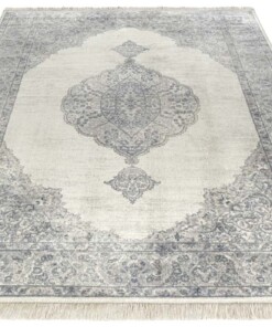 Oosters tapijt Hamun - beige/blauw - overzicht schuin, thumbnail Oosters tapijt Hamun - beige/blauw - overzicht schuin, thumbnail