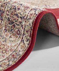 Oosters tapijt Hamun - beige/rood - close up, thumbnail