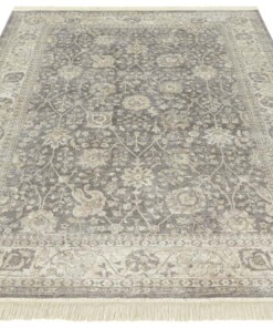 Oosters tapijt Nain Karun - beige/grijs - overzicht schuin, thumbnail Oosters tapijt Nain Karun - beige/grijs - overzicht schuin, thumbnail