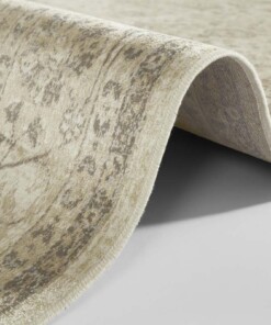 Oosters tapijt Nain Karun - beige/crème - close up, thumbnail Oosters tapijt Nain Karun - beige/crème - close up, thumbnail