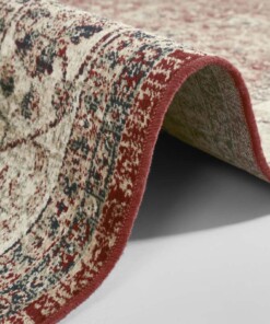 Oosters tapijt Nain Karun - rood - close up, thumbnail