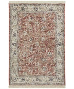 Oosters tapijt Nain Karun - rood - overzicht boven, thumbnail