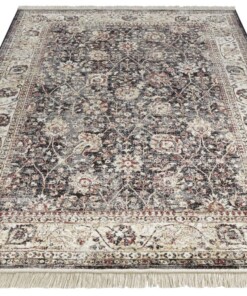 Oosters tapijt Nain Karun - Grijs - overzicht schuin, thumbnail Oosters tapijt Nain Karun - Grijs - overzicht schuin, thumbnail