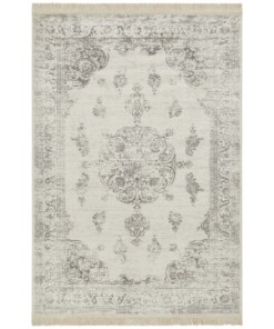 Vintage vloerkleed Keshan Diyala - beige/grijs - overzicht boven, thumbnail