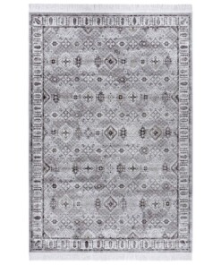 Perzisch tapijt velours Hamadan Saira - grijs - overzicht boven