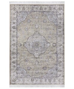 Perzisch tapijt Keshan Derya - beige/crème - overzicht boven, thumbnail