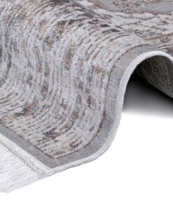 Perzisch tapijt Keshan Derya - zilver/blauw - close up, thumbnail Perzisch tapijt Keshan Derya - zilver/blauw - close up, thumbnail