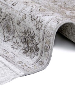 Oosters tapijt Tabriz Madiha - zilver - close up, thumbnail