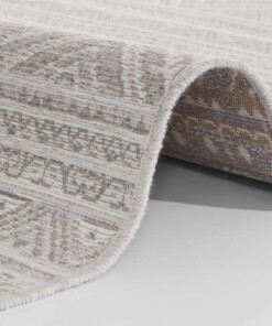 Kelim vloerkleed Maranao - crème/grijs - close up, thumbnail Kelim vloerkleed Maranao - crème/grijs - close up, thumbnail