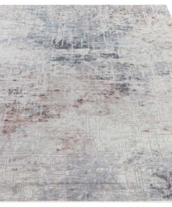 Vintage vloerkleed Chameis - grijs/blauw - overzicht schuin, thumbnail