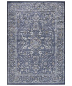 Vintage vloerkleed Modasa - donkerblauw - overzicht boven, thumbnail