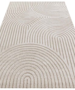 Laagpolig vloerkleed Panglao Elle Decoration - crème/beige - overzicht schuin, thumbnail Laagpolig vloerkleed Panglao Elle Decoration - crème/beige - overzicht schuin, thumbnail